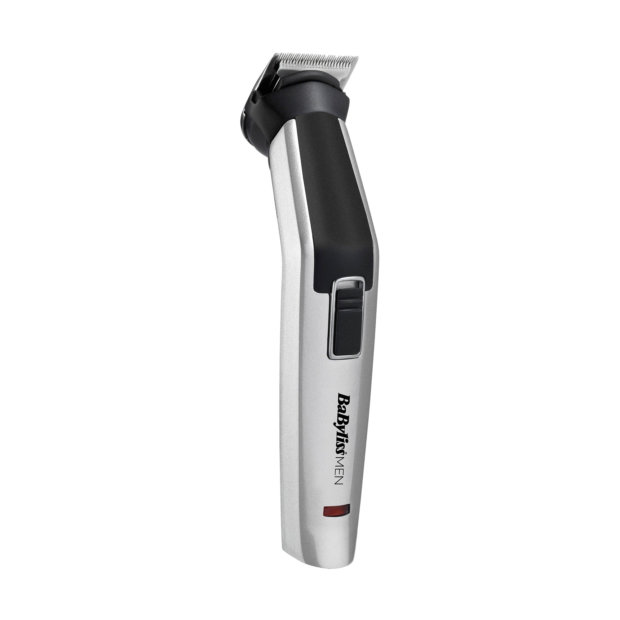 Тример для бороди, вусів, голови, носа і тіла BaByliss MEN 8 насадок, з чохлом, сірий (MT726E)